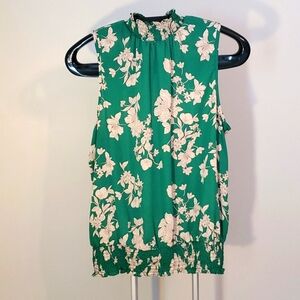 Women's Floral Print Sleeveless Top